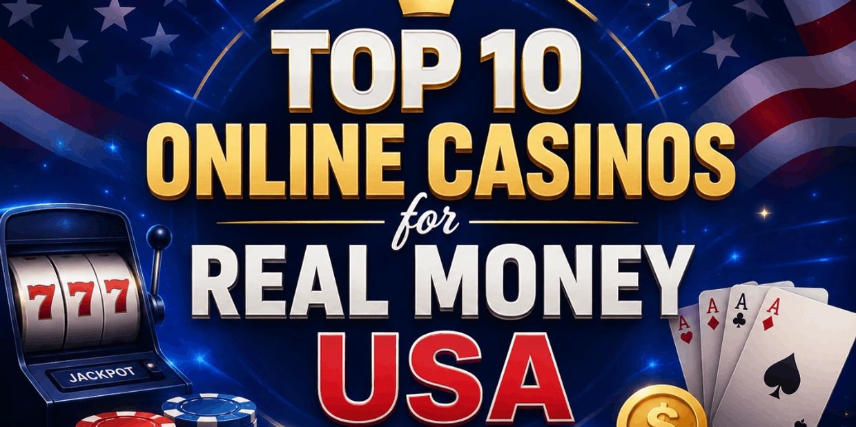 Top 10 online casinos for real money in the USA.