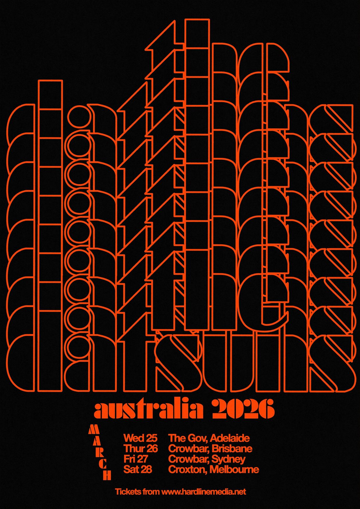The Datsuns Australia 2026 Australian Tour buy tickets Hardline Media