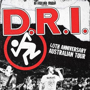 DRI Dirty Rotten Imbeciles 40th Anniversary Tour 2024 Australia buy tickets Hardline Media