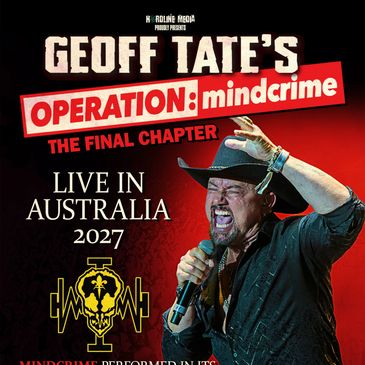 Geoff Tate Operation Mindcrime final Australian tour 2027 buy tickets