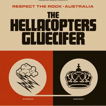 Hellacopters + Gluecifer Australian tour poster 2027 buy tickets
