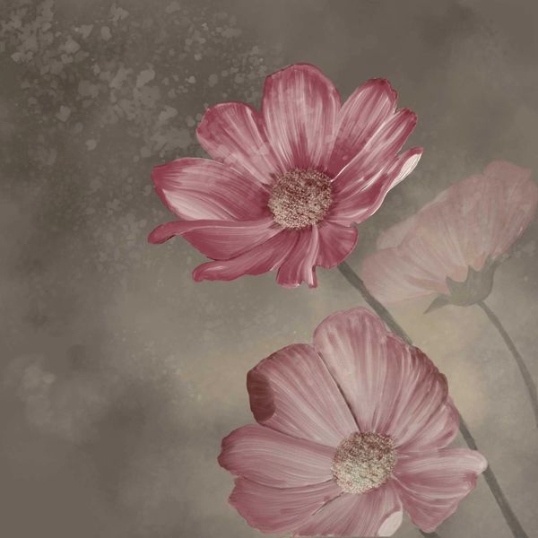 Ottoman Cosmos, 60 x 60cm, 2026  original painting.