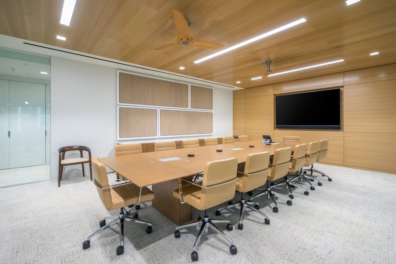 How a Wood-Slatted Ceiling Enhances the Ambiance of Your Commercial Space –  Rulon International