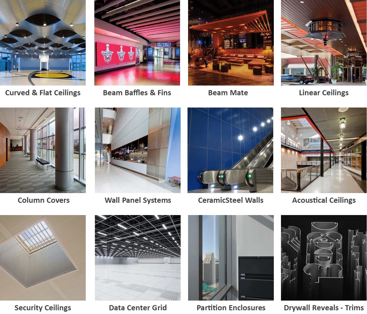 A Trusted Solutions Provider of Interior Ceiling \u0026 Wall Systems, image size:1280x1098