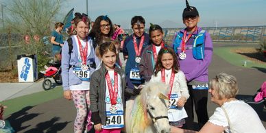 Kids at Chasing Unicorns Race