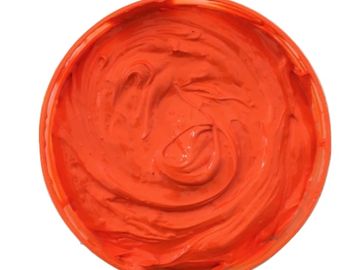 Orange screen printing ink