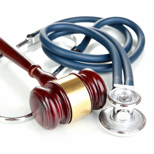 Stethoscope on the display of the website