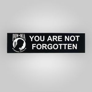 POW-MIA Removable Bumper Sticker