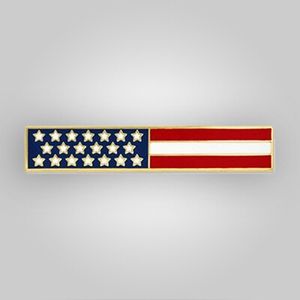 American Flag Bar Pin