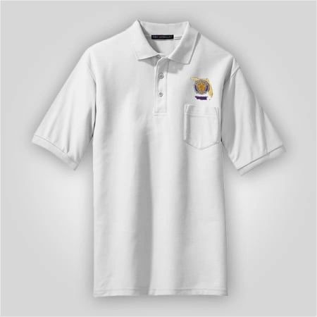 FAL Pocket Polo White - Mens