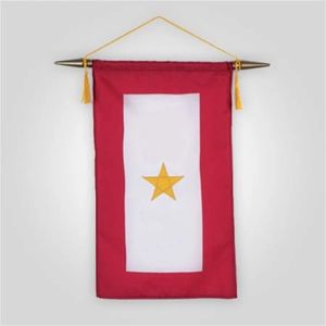 Gold Star Service Banner - 8" x 16"