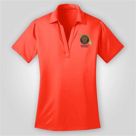 FAL Neon Orange Polo Ladies