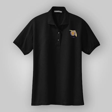 FAL Black Polo - Ladies