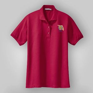 FAL Red Polo Ladies