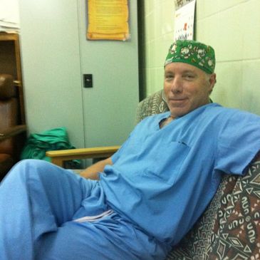 Seth on a medical mission in the Solomon Islands