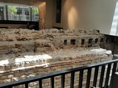 Section of The Roman London Wall at 35 Vine Street