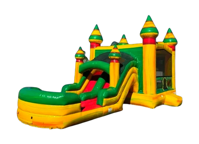 yellow and green and red combo