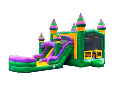 Dry Green and purple and yellow combo