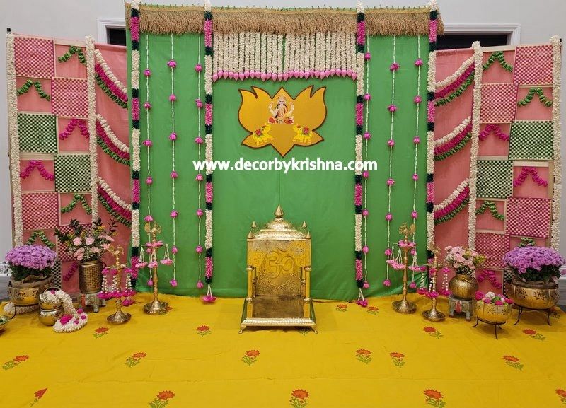 DecorbyKrishna - Housewarming Decor, Satyanarayana Swamy Vratam