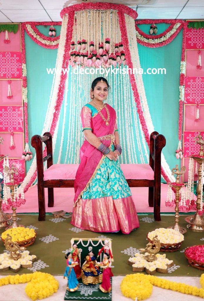 Ultimate Guide to Half Saree Function Decoration in the USA