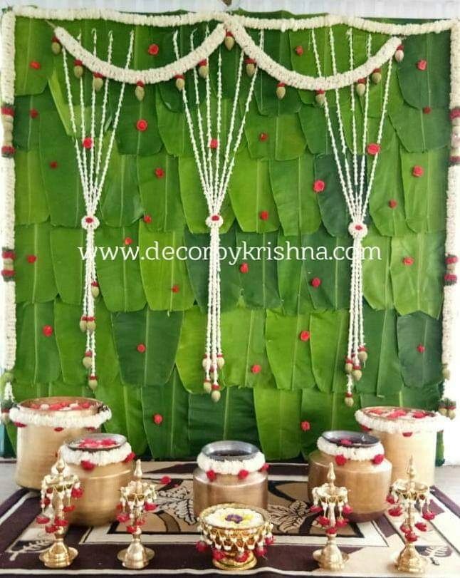Fun& earth friendly mangalasnanam décor that ticks all your boxes