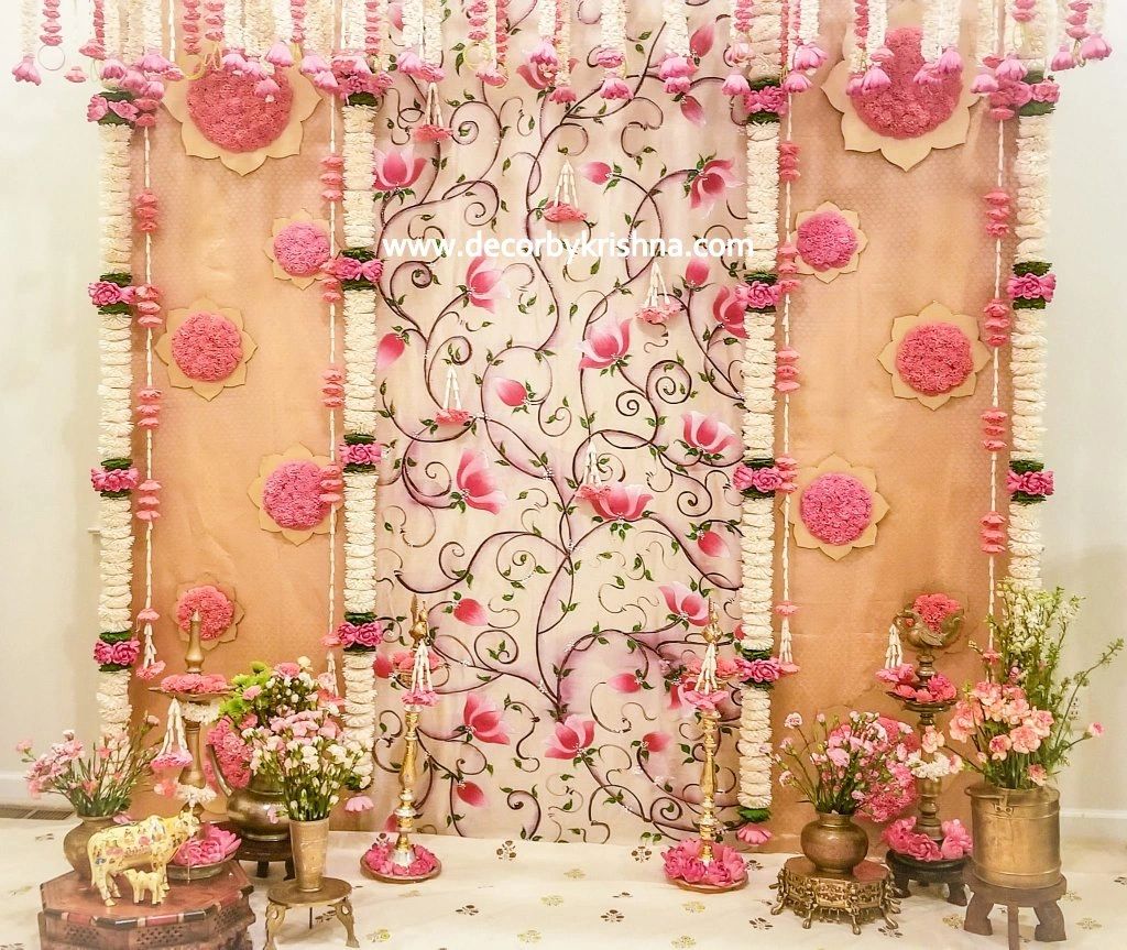 10 Eye catching South Indian Decor backdrops -USA Edition
