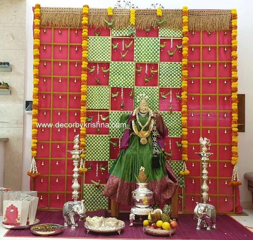 Soak in some positive vibes with vivid Decor for Varalakshmi Puja