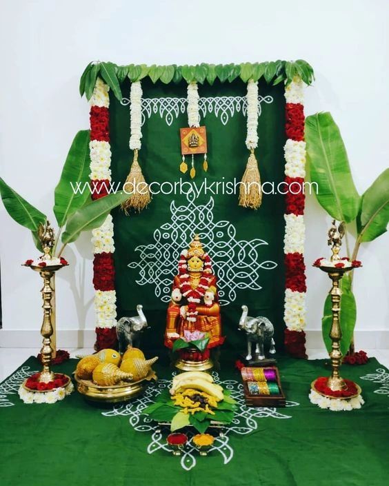 Soak in some positive vibes with vivid Decor for Varalakshmi Puja