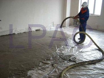 Lightweight Aerated Foamed Concrete Floor Screed Laying