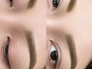 Eyebrow tattoo