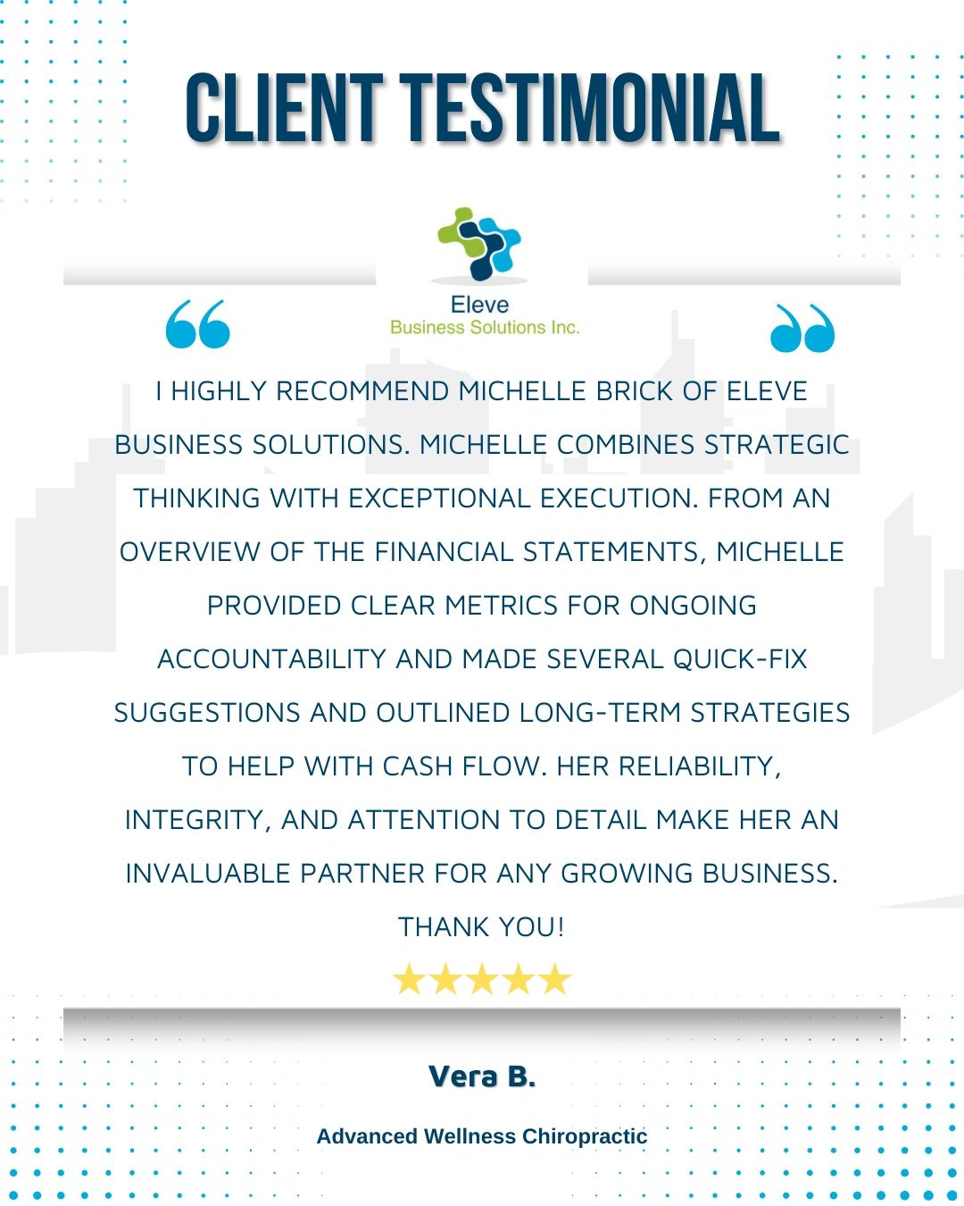 client testimonial