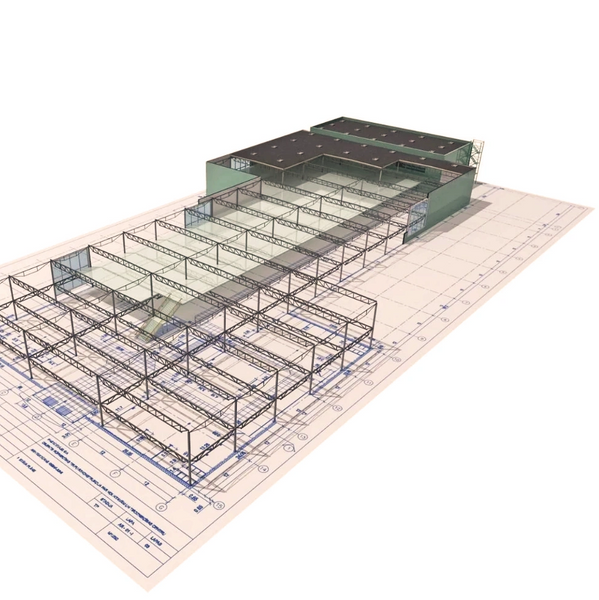 Steel engineering drawing