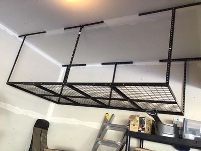 Garage organizer installation