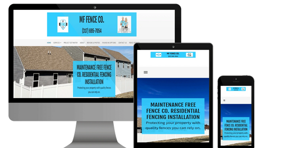 MF Fence Co, Website Mockup