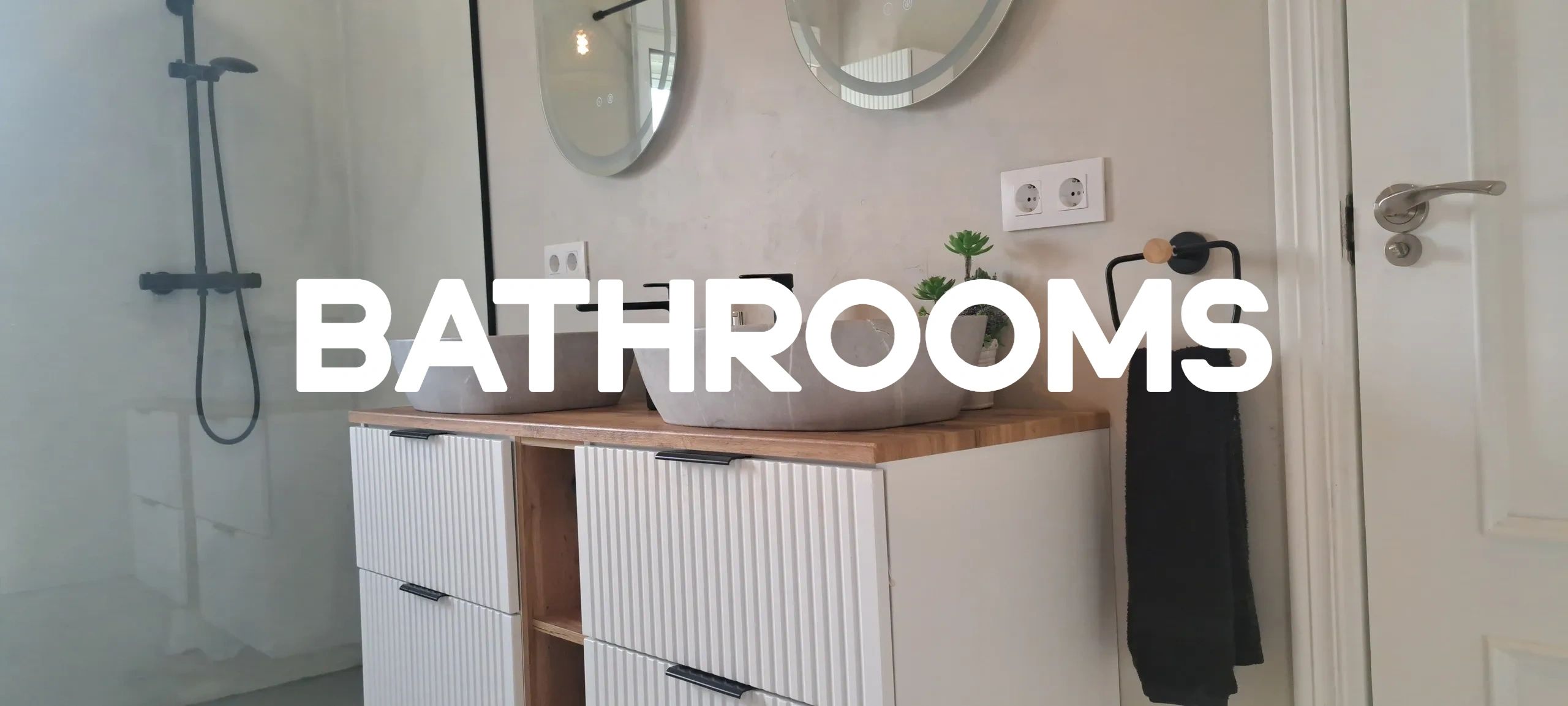 Microcement walls & full bathroom reform 