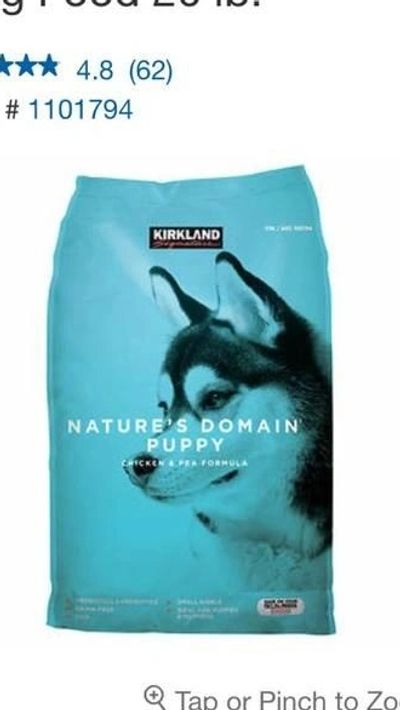 Kirkland Nature's Domain Puppy Food