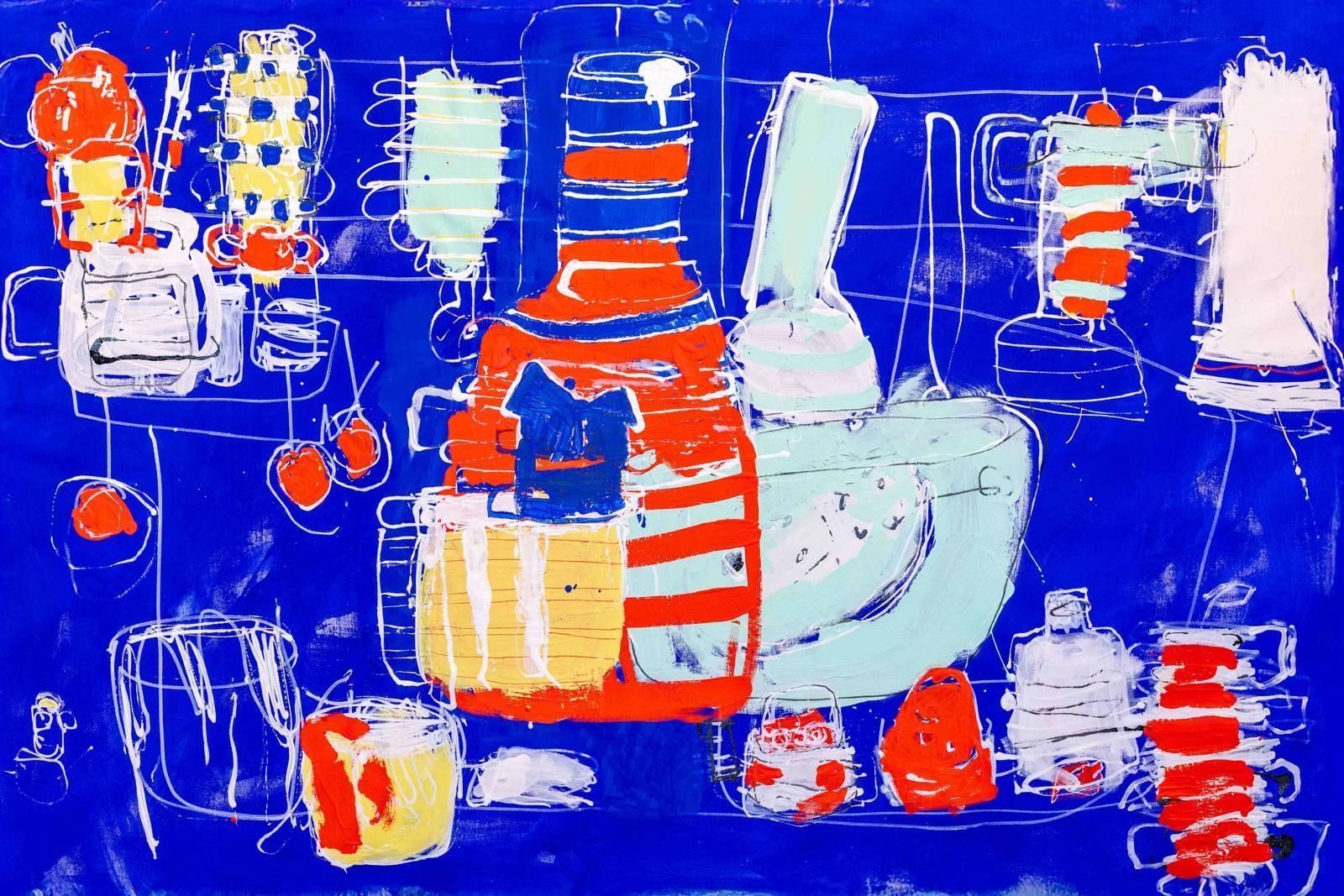 Acrylic and Ink on Canvas
60x40 in.