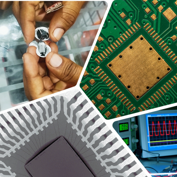 3D X-ray image of PCB SiP chip before IC decapsulation 