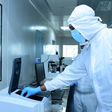 Micro electronics lab for testing IC Chips  