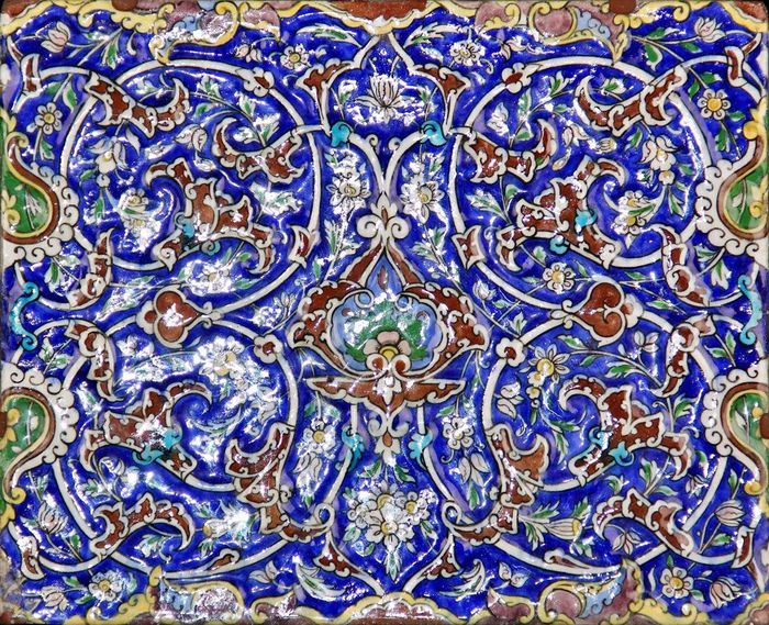 QAJAR TILE WITH SAFAVID STYLE DESIGN AND DETAILING 