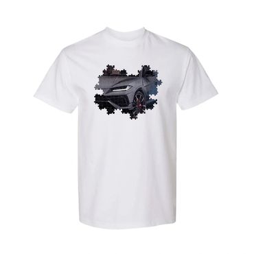 Playera de un Lamborghini gris