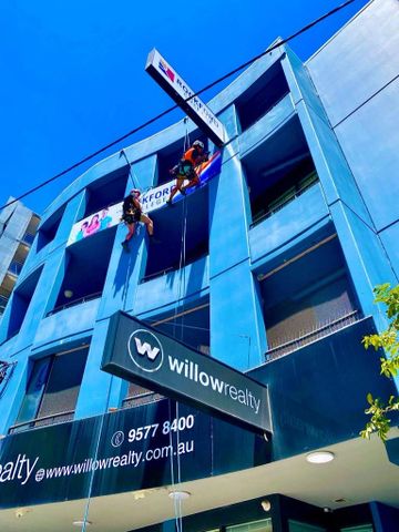 Rope Access Sign Installs
