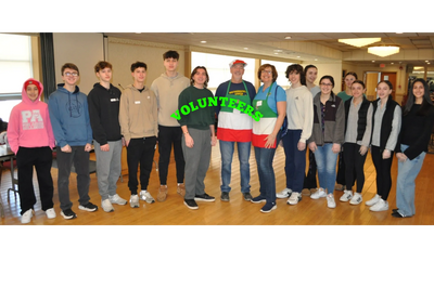 Our very helpful volunteers!  Get involved..