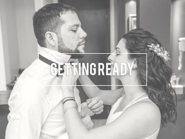 Preparativos de los novios