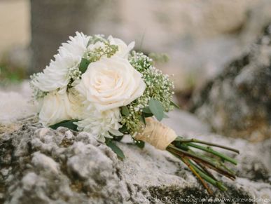 CHAMONIX bouquet bianco decorazione invernale fiori di cotone ed eucalipto  stabilizzato, Composizione di fiori secchi matrimonio in cotone 1  anniversario di matrimonio -  Italia