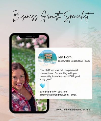 Business Growth Specialist Jen Horn offers personal connections and support for your business goals.