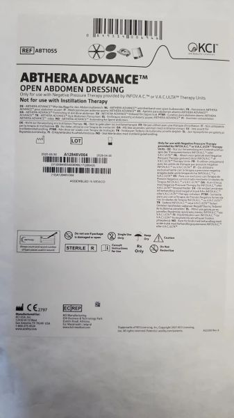 KCI/3M ABT1055 ABTHERA ADVANCE Open Abdomen Dressing (In Date)