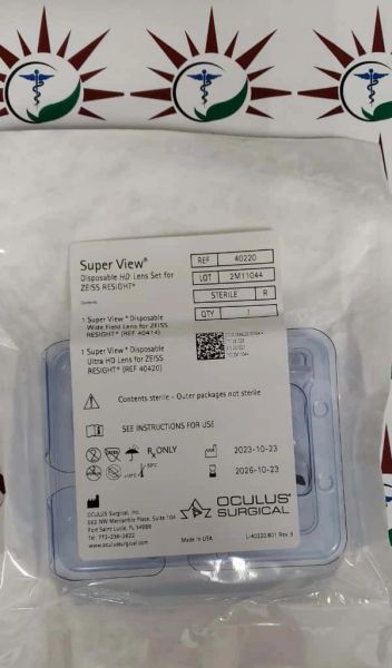 Oculus Surgical 40220 Super View HD Lens Set for ZEISS RESIGHT