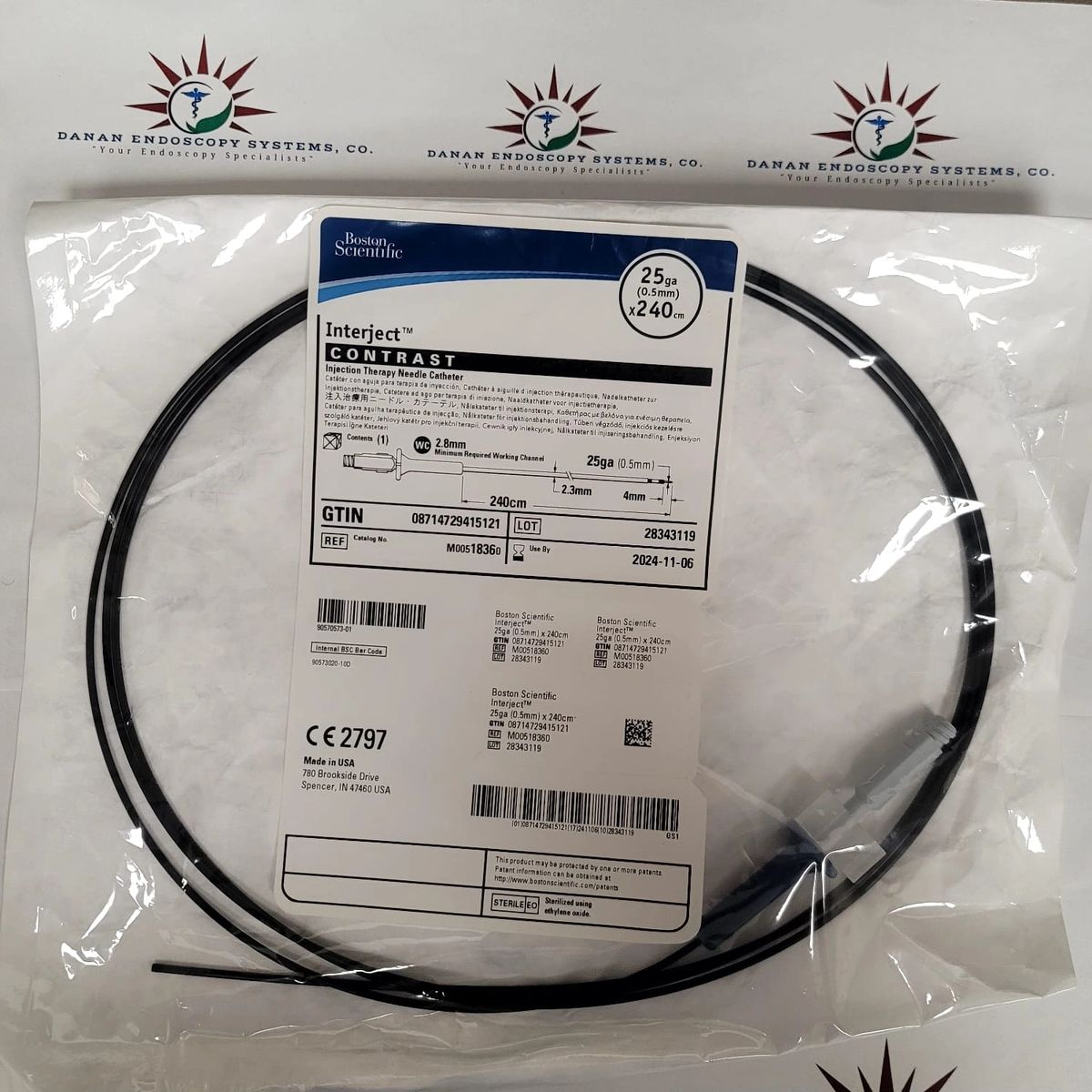 Boston Scientific 1836 INTERJECT CONTRAST Injection Therapy Needle ...