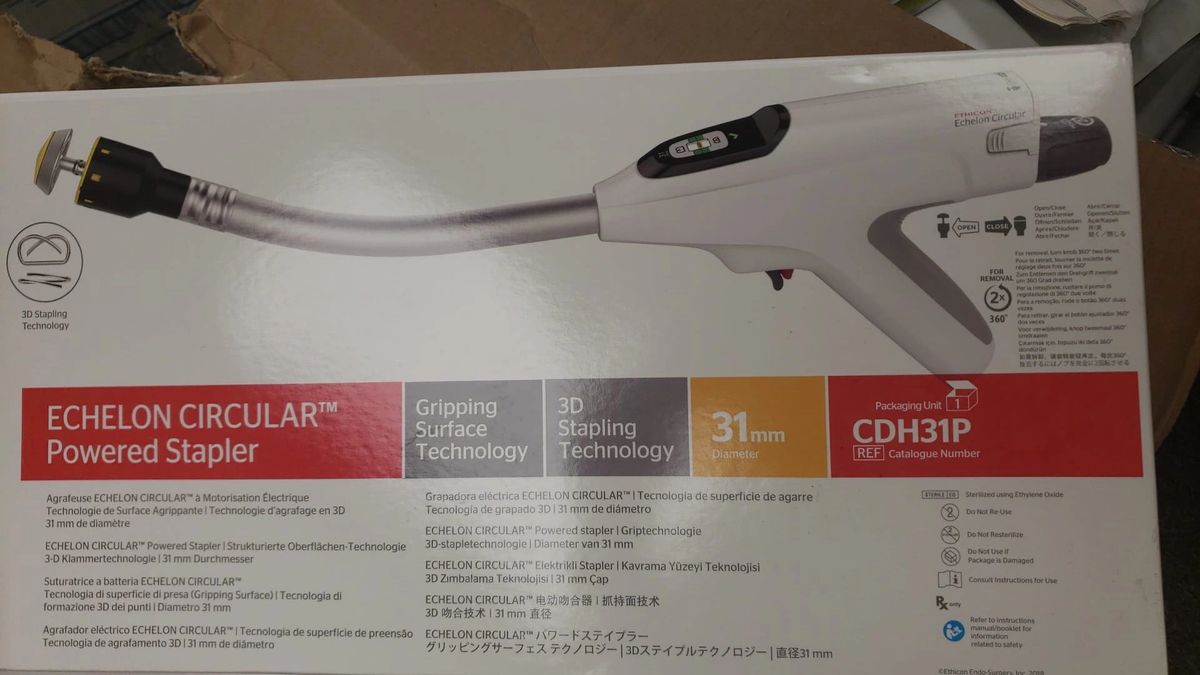 ETHICON ENDOSURGERY CDH31P ECHELON CIRCULAR powered Stapler 31mm